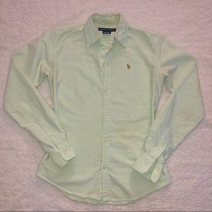 Green Polo long sleeve shirt (XS)